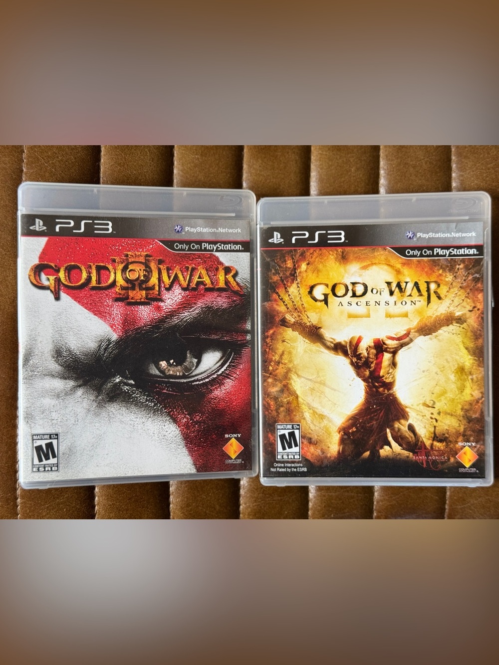 God of War III & God of War Ascension PS3 PlayStation 3 Games Lot